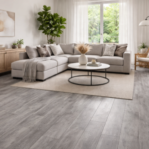 Sol SPC 8mm (sous-couche 1,5mm intégrée): Chêne Gris - 1220 x 181mm