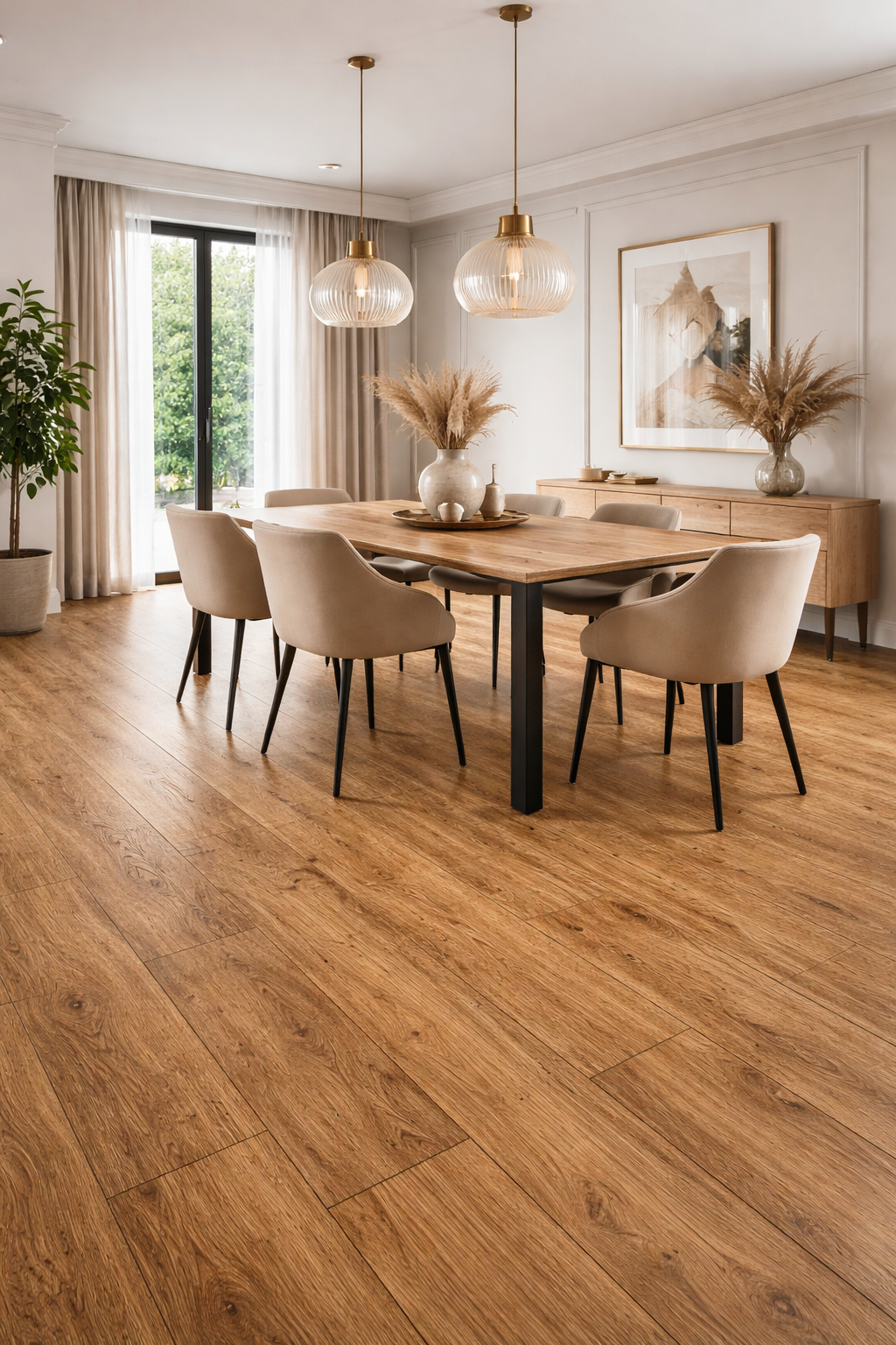 Sol SPC 8mm (sous-couche 1,5mm intégrée): Chêne foncé Oak - 1220 x 181mm