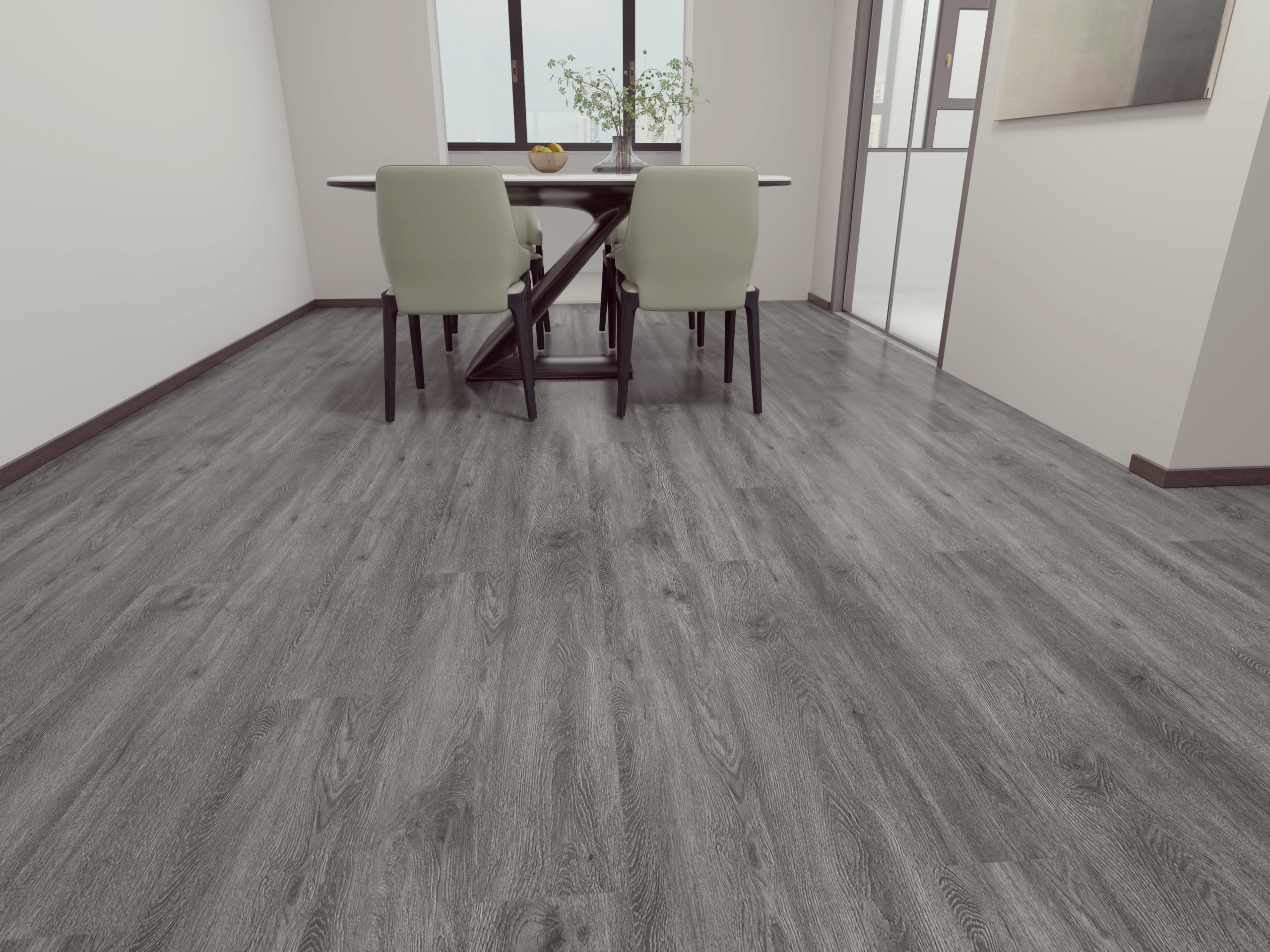 Sol SPC 8mm (sous-couche 1,5mm intégrée): Chêne Gris - 1220 x 181mm – Image 4