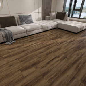 Sol SPC 8mm (sous-couche 1,5mm intégrée): Nogal (Noyer) - 1220 x 181mm